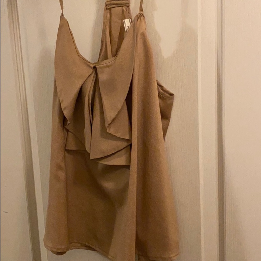 Gold tank top